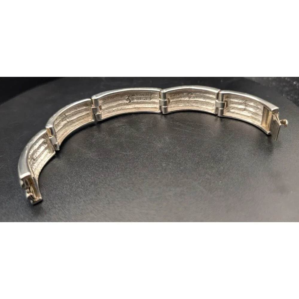 Vintage 925 ESPO Sterling Silver Bracelet • 59.06g / 2.08oz • Solid Design